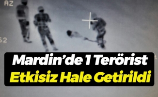Mardin’de 1 PKK’lı Terörist Etkisiz Hale Getirildi