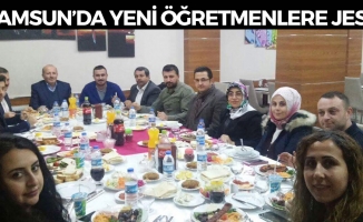 Samsun'da Yeni Öğretmenlere Jest
