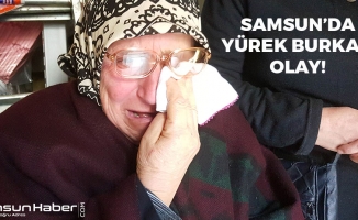 Samsun'da Yürek Burkan Olay