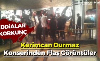 Samsun'daki Kerimcan Durmaz Konserinden Flaş Görüntüler