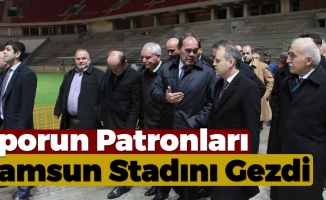 TFF Başkanı Yıldırım Demirören Samsun Stadını Gezdi