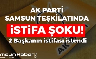 AK Parti Samsun Teşkilatında İstifa Şoku!