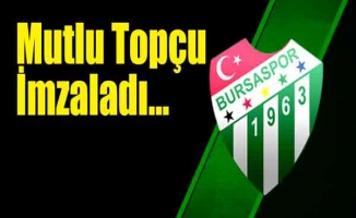 Bursaspor Mutlu Topçu’ya Emanet