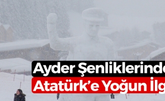 Kardan Atatürk Heykeli Yaptılar