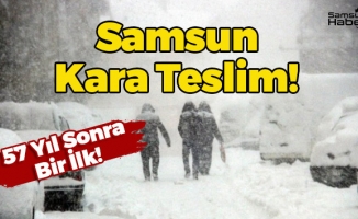 Samsun'da Son Yılların En Sert Kışı Yaşanıyor
