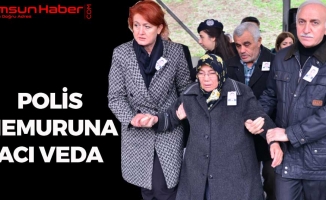 Samsun'da Yaşamını Yitiren Polis Memuruna Acı Veda