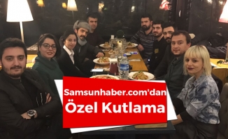 samsunhaber.com'dan Özel Kutlama