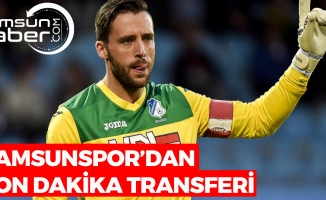Samsunspor'da Son Dakika Transferi
