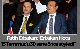 Dr. Fatih Erbakan, Samsun'da Açıklamalarda Bulundu