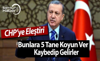 Erdoğan’dan CHP’ye Bunlara 5 Tane Koyun Ver, Kaybedip Gelirler Söylemi