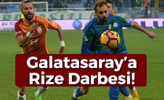 Galatasaray'a Rize Darbesi