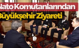 NATO Komutanlarından Büyükşehir'e Ziyaret