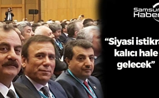 Osman Genç: 'Siyasi istikrar kalıcı hale gelecek'