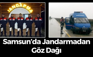 Samsun'da Jandarmalardan Gözdağı!