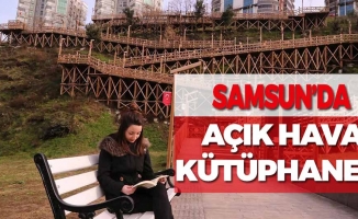 Samsun'da 'Yol Kütüphanesi'ne Yoğun İlgi