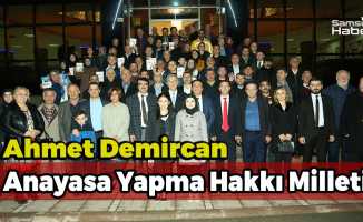 Ahmet Demircan, Referandum İçin Dönüm Noktası Yaklaşımında Bulundu
