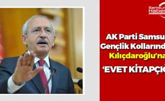 AK Parti Samsun Gençlik Kolları Kılıçdaroğlu'na 'Evet Kitapçığı' Gönderdi