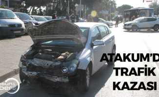 Atakum'daki Kazada Kadın Sürücü Yaralandı