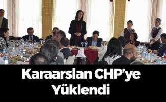 Karaarslan CHP'ye Yüklendi
