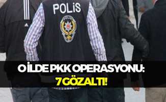 O İlde PKK Yanlısı 7 Kişi Gözaltında!