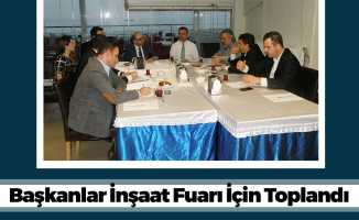 Samsun'da Başkanlar İnşaat Fuarı İçin Toplandı