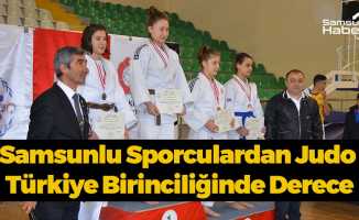 Samsunlu Sporculardan Judo Türkiye Birinciliğinde Derece