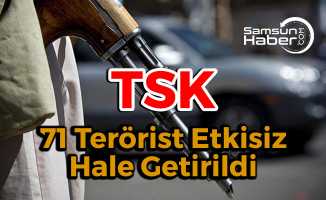 TSK, 71 Teröristin Etkisiz Hale Getirildiğini Açıkladı
