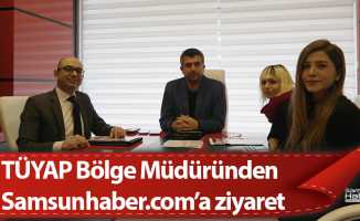 TÜYAP Bölge Müdüründen Samsunhaber.com’a Ziyaret