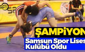 Antalya’da Samsun Spor Lisesi Kulübü Şampiyon Oldu