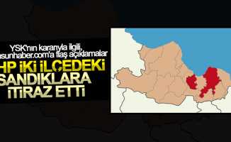 CHP, Samsun'da iki ilçedeki sandıklara itiraz etti