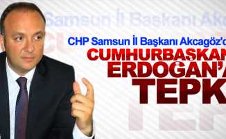 CHP Samsun İl Başkanı'ndan Cumhurbaşkanı Erdoğan'a tepki