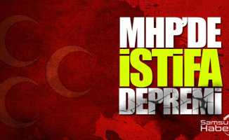 MHP'de istifa depremi