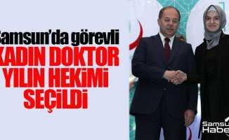 Samsun'da görevli kadın doktor yılın hekimi seçildi