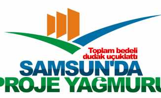 Samsun'da proje yağmuru: Toplam bedeli 41 milyon TL