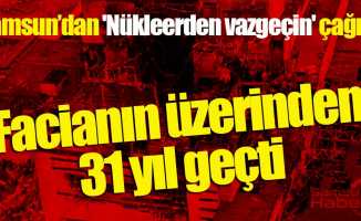 Samsun'dan 'Nükleerden vazgeçin' çağrısı