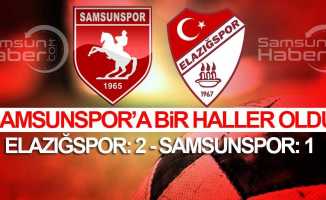Samsunspor'a bir haller oldu 1-2