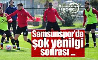 Samsunspor'da şok yenilgi sonrası...