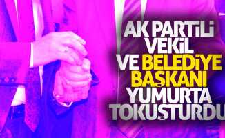 AK Parti Samsun Vekili ve Belediye Başkanı yumurta tokuşturdu