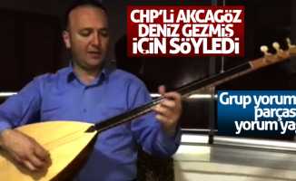 CHP Samsun İl Başkanı bağlama çaldı türkü söyledi