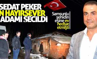 Milliyet Sedat Peker'i en hayırsever iş adamı seçti