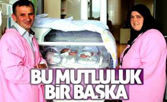 Ordulu çiftin Samsun'da 25 yıl sonra bebekleri oldu