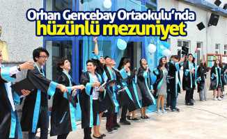 Orhan Gencebay Ortaokulu öğrencilerinin hüzünlü ayrılığı