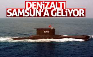 Samsun'a denizaltı geliyor