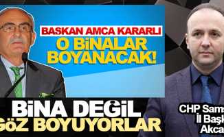 "Samsun Büyükşehir Belediyesi bina değil göz büyüyor"