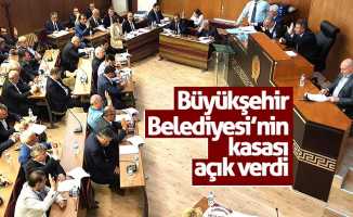 Samsun Büyükşehir Belediyesi’nin kasası açık verdi