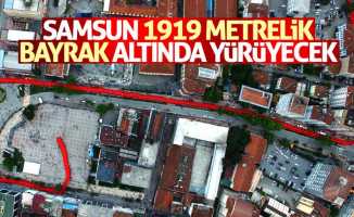 Samsun'da bayrak yürüyüşü yapılacak