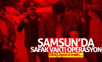 Samsun'da DEAŞ operasyonu: 6 kişi yakalandı