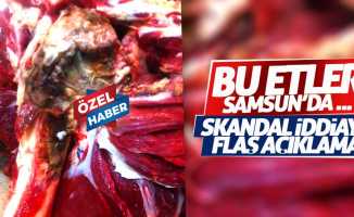 Samsun'da satılan hastalıklı etlerle ilgili açıklama