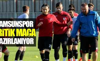 Samsunspor'da Göztepe maçı hazırlıkları