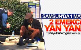 Türkiye'nin gündemine oturan 1 Mayıs'ta Samsun fotoğrafı